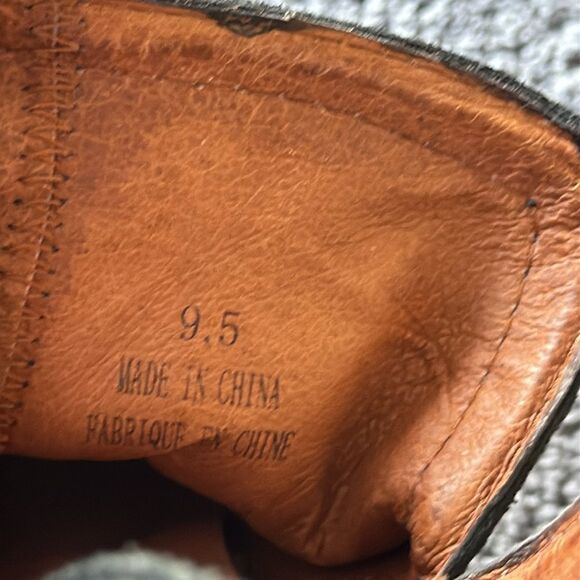 Jeffrey Campbell Black Suede Rosalee Booties Size 9.5 V Cut Stacked Heel Western - Picture 9 of 10